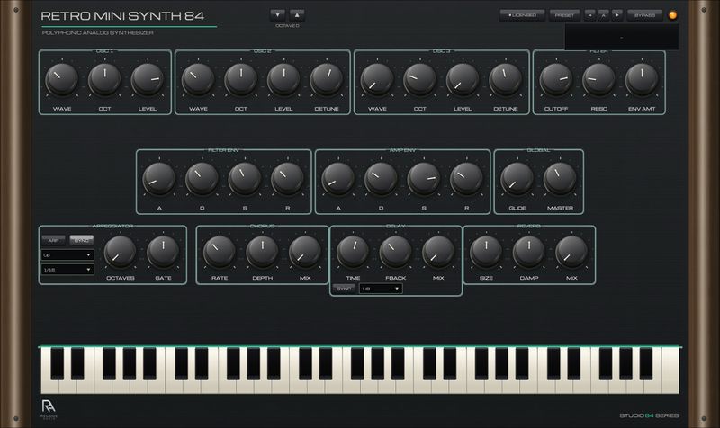 Retro Mini Synth 84