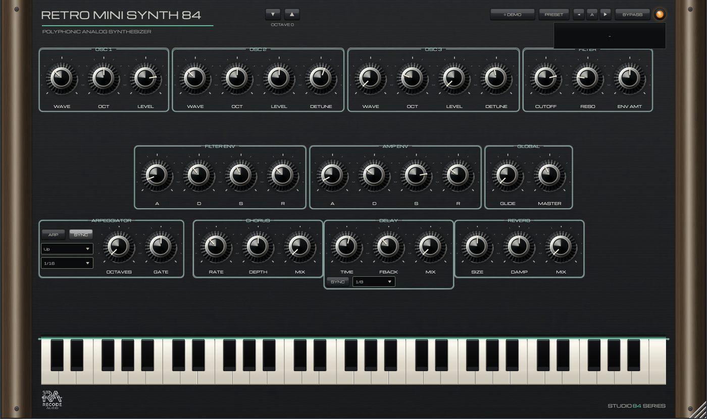 Retro Mini Synth 84