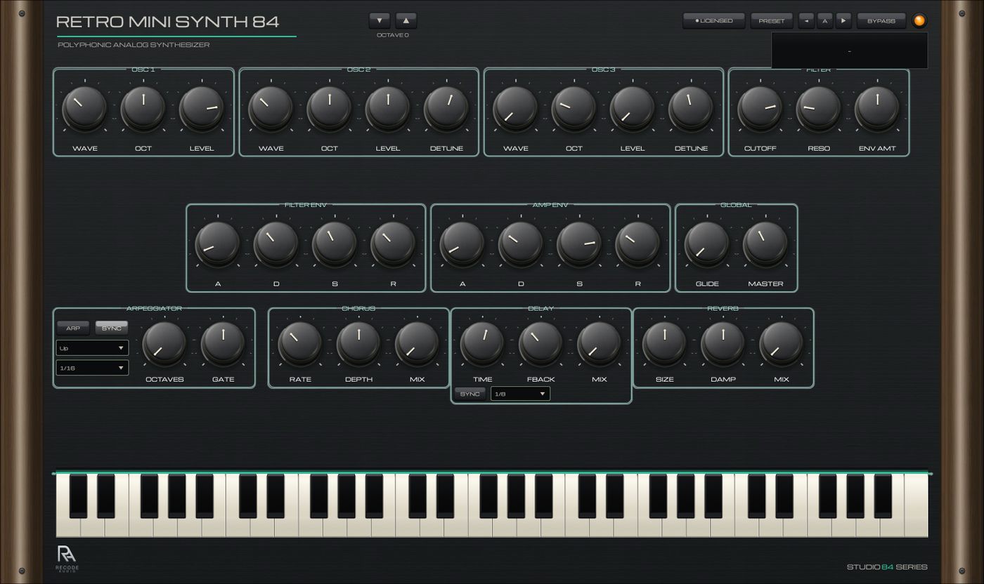 Retro Mini Synth 84
