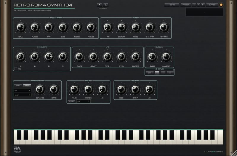 Retro Roma Synth 84